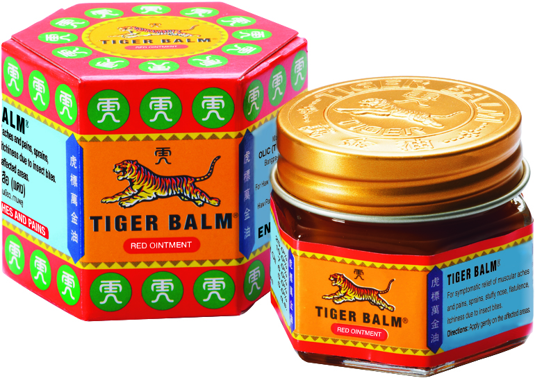 Tiger Balm red ointment pack shot