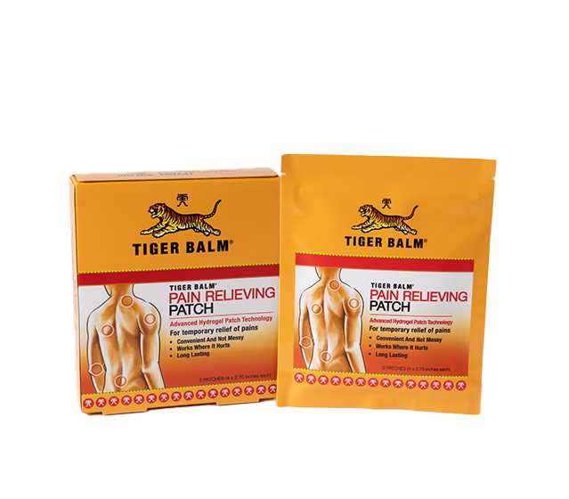 tiger balm Patch Box and package